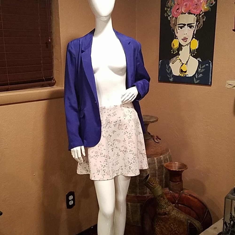 NWOT pink floral skirt